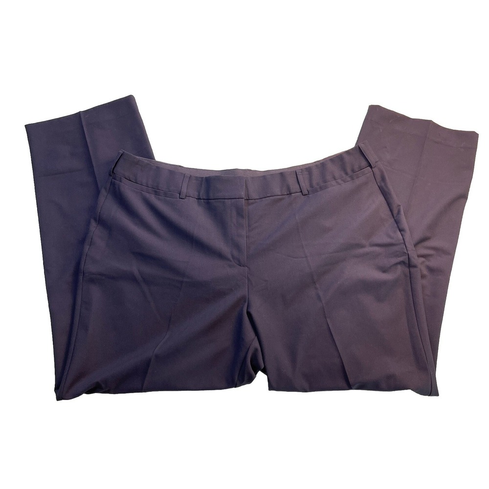 Lane Bryant Black Trousers Dress‎ Pants Size 22 Comfort Waist Band Women's